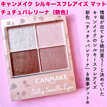 シルキースフレアイズ(マットタイプ)/キャンメイク/アイシャドウパレットを使ったクチコミ(2枚目)