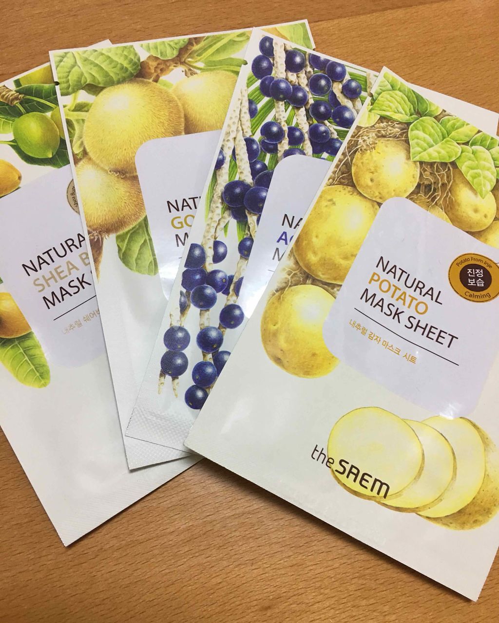 ナチュラル スキンフィット マスクシート/the SAEM/シートマスク・パックを使ったクチコミ（1枚目）