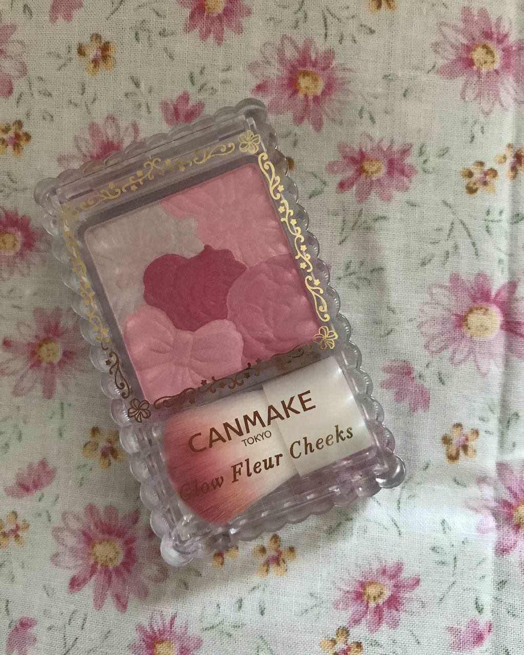 グロウフルールチークス/キャンメイク/パウダーチークを使ったクチコミ(1枚目)