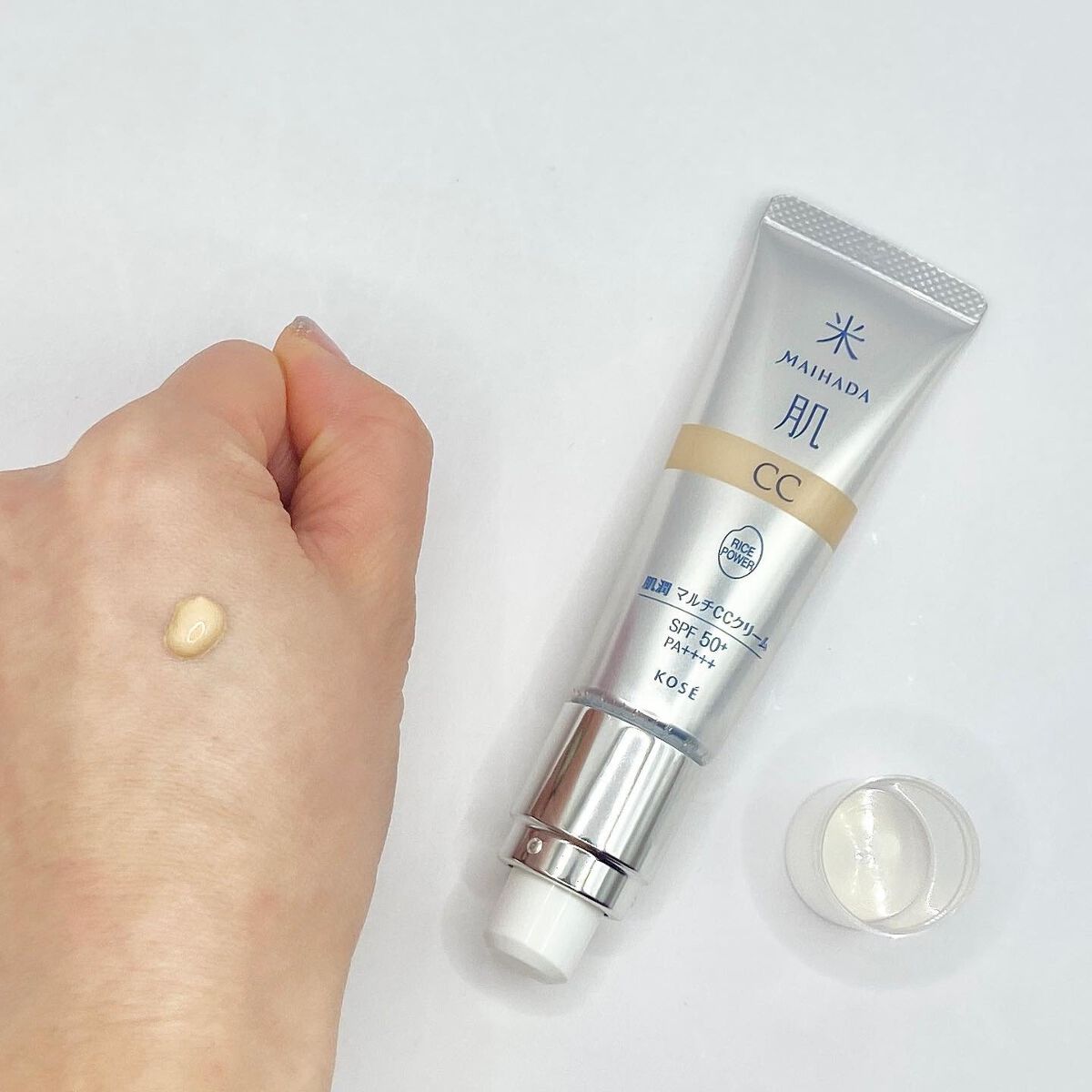 肌潤 マルチCCクリーム/米肌/CCクリームを使ったクチコミ(2枚目)