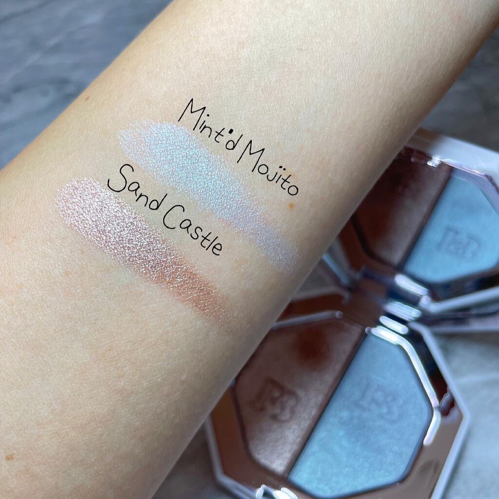 KILLAWATT FREESTYLE HIGHLIGHTER DUO/FENTY BEAUTY BY RIHANNA/パウダーハイライトを使ったクチコミ（3枚目）