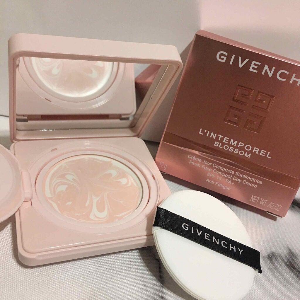 ランタンポレル ブロッサム クリーム コンパクト/GIVENCHY/化粧下地を使ったクチコミ(2枚目)