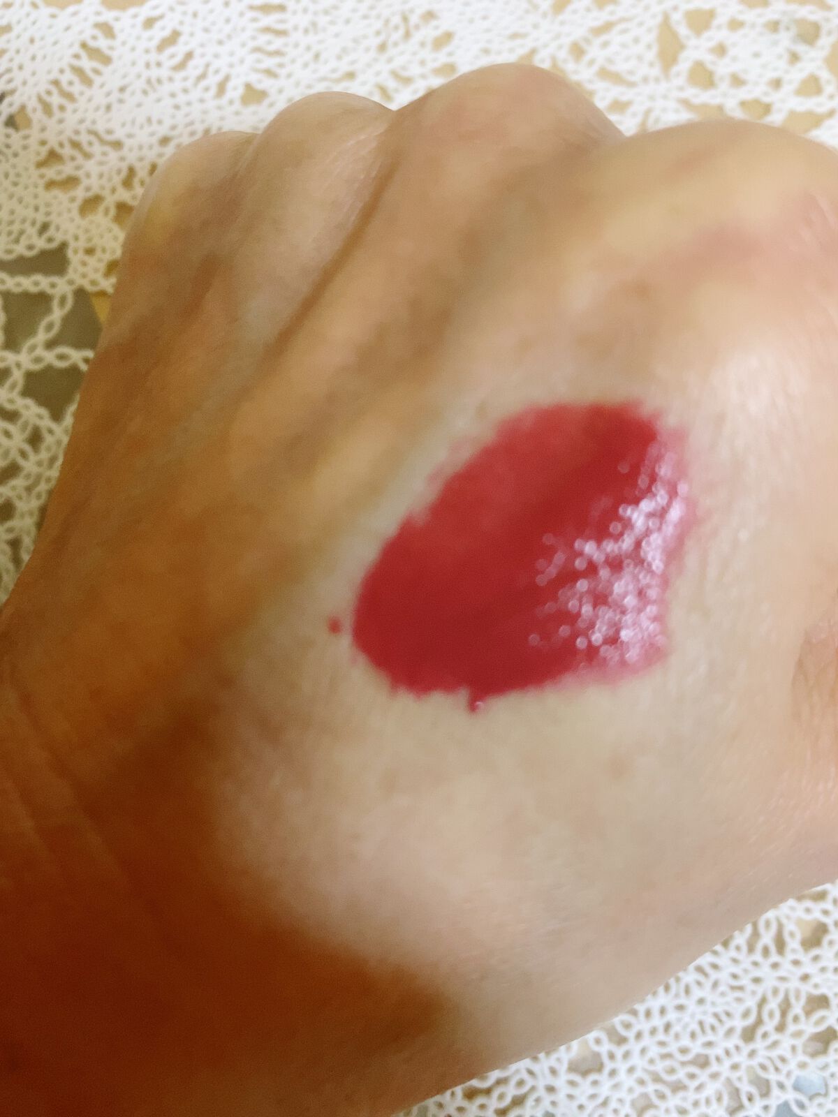 フィクシングティント ローズブレンディング（新パッケージ）/ETUDE/リップティントを使ったクチコミ（3枚目）