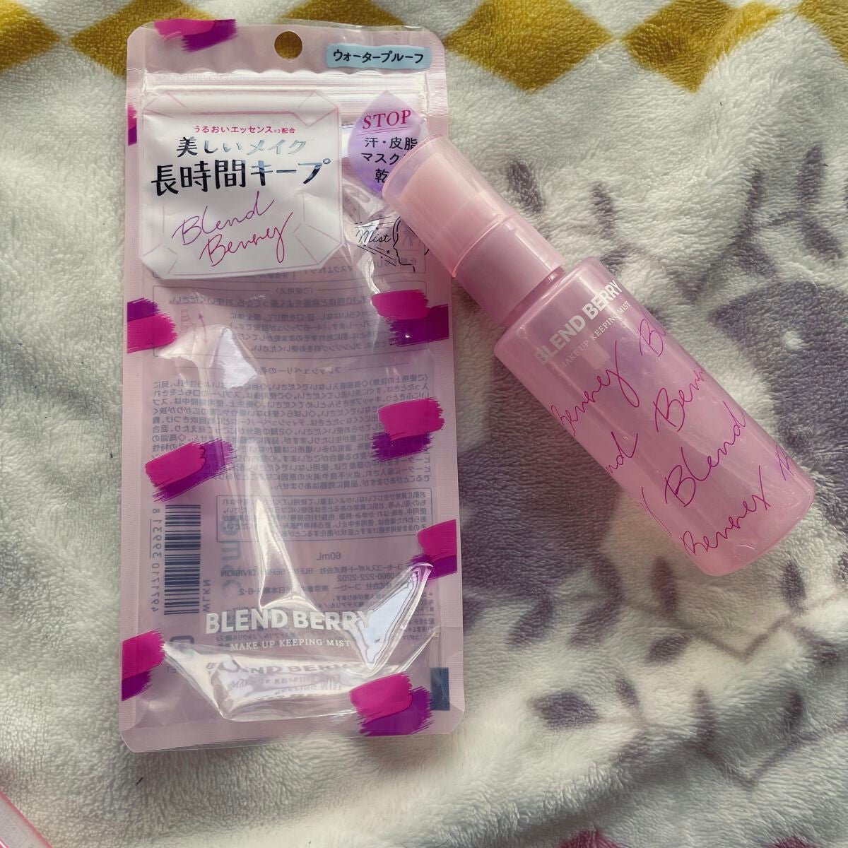 メイクアップ キーピング ミスト/BLEND BERRY/フィックスミストを使ったクチコミ(1枚目)