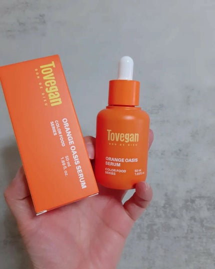 カラーフードシリーズオレンジオアシスセラム/Tovegan/美容液を使ったクチコミ(2枚目)