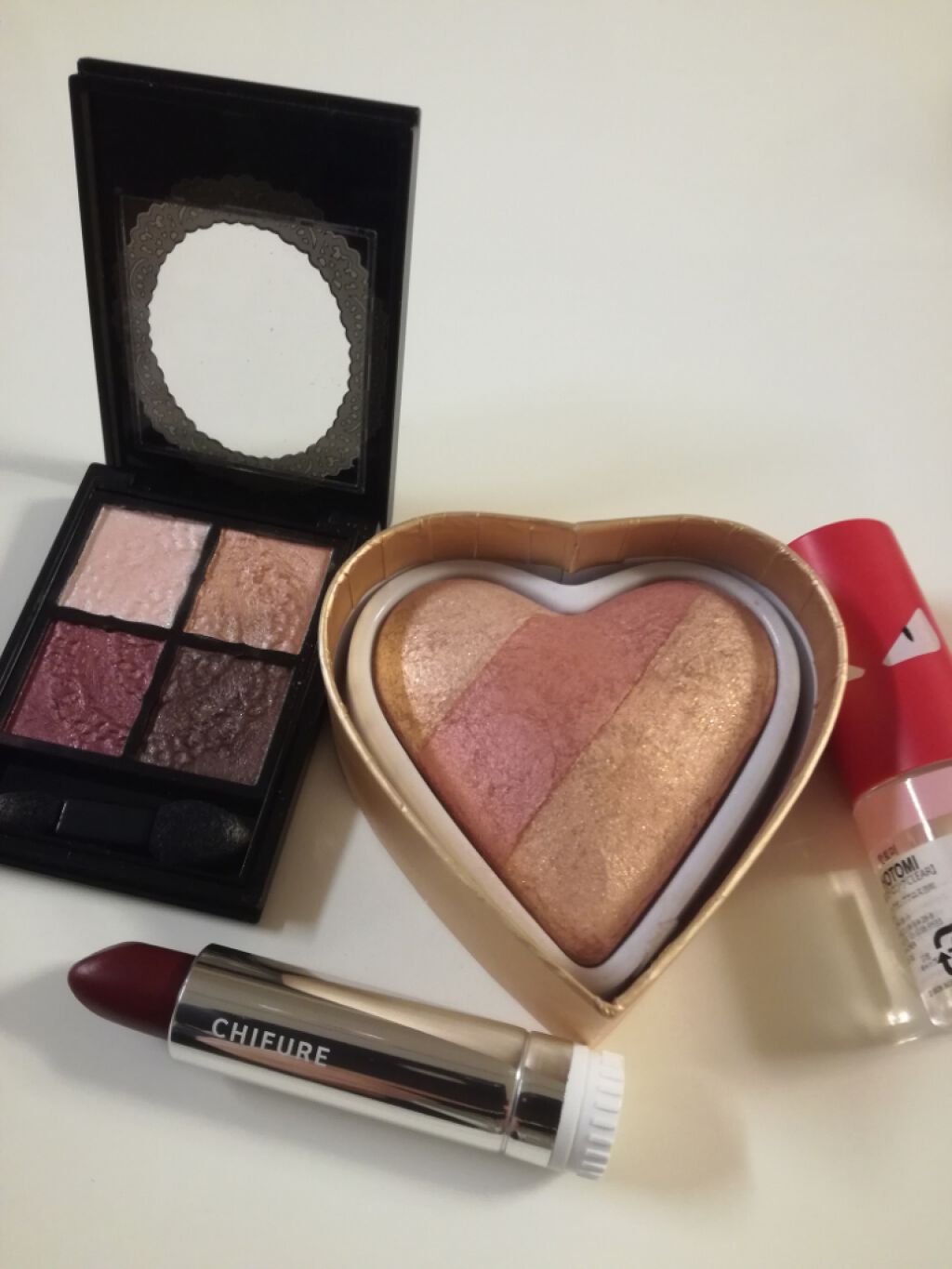 口紅（詰替用） 555 レッド系パール/ちふれ/口紅を使ったクチコミ（2枚目）