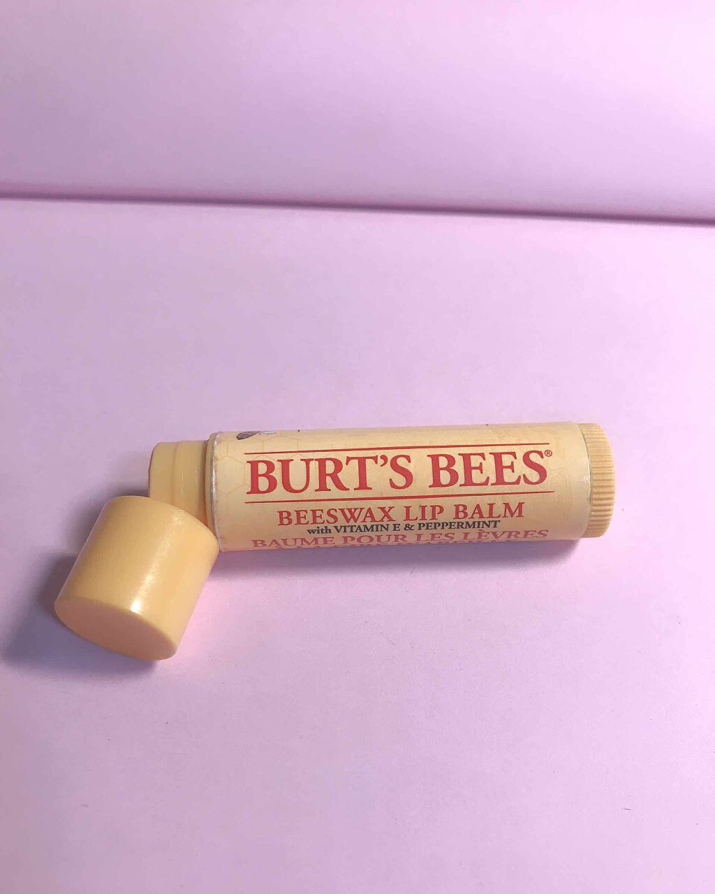 ビーズワックスリップバーム/BURT'S BEES/リップバームを使ったクチコミ（1枚目）
