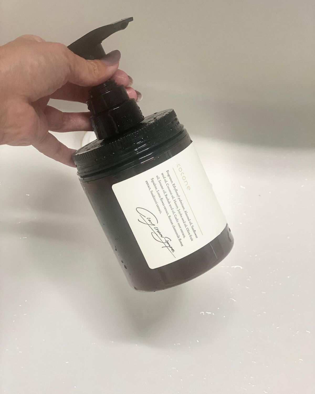 クレイクリームシャンプー(モイスト)/cocone/市販シャンプーを使ったクチコミ(1枚目)