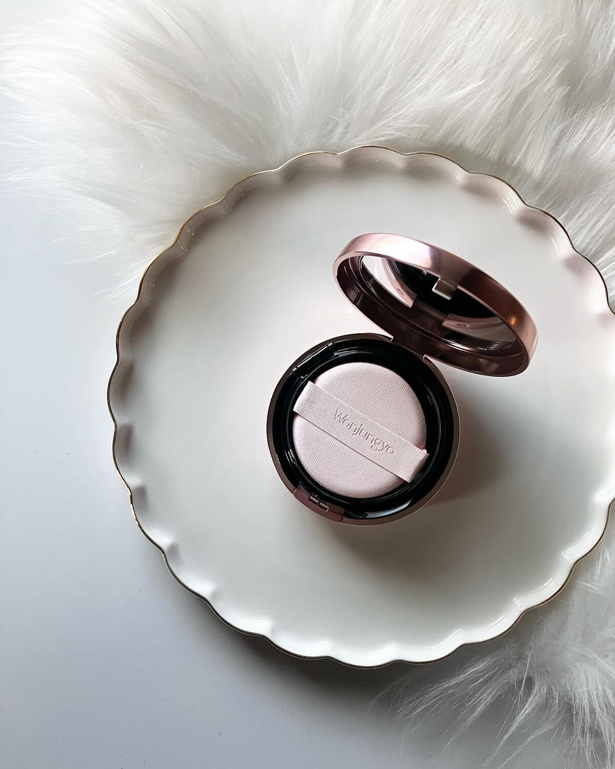 ウォンジョンヨ フィッティングクッション ラスティング 03 ペールベージュ/Wonjungyo/クッションファンデーションを使ったクチコミ（3枚目）