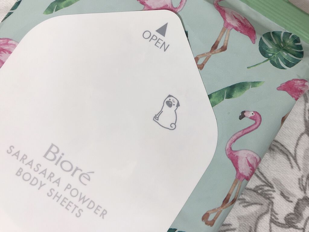  さらさらパウダーシート ひんやりシトラスの香り/ビオレ/ボディシートを使ったクチコミ（2枚目）