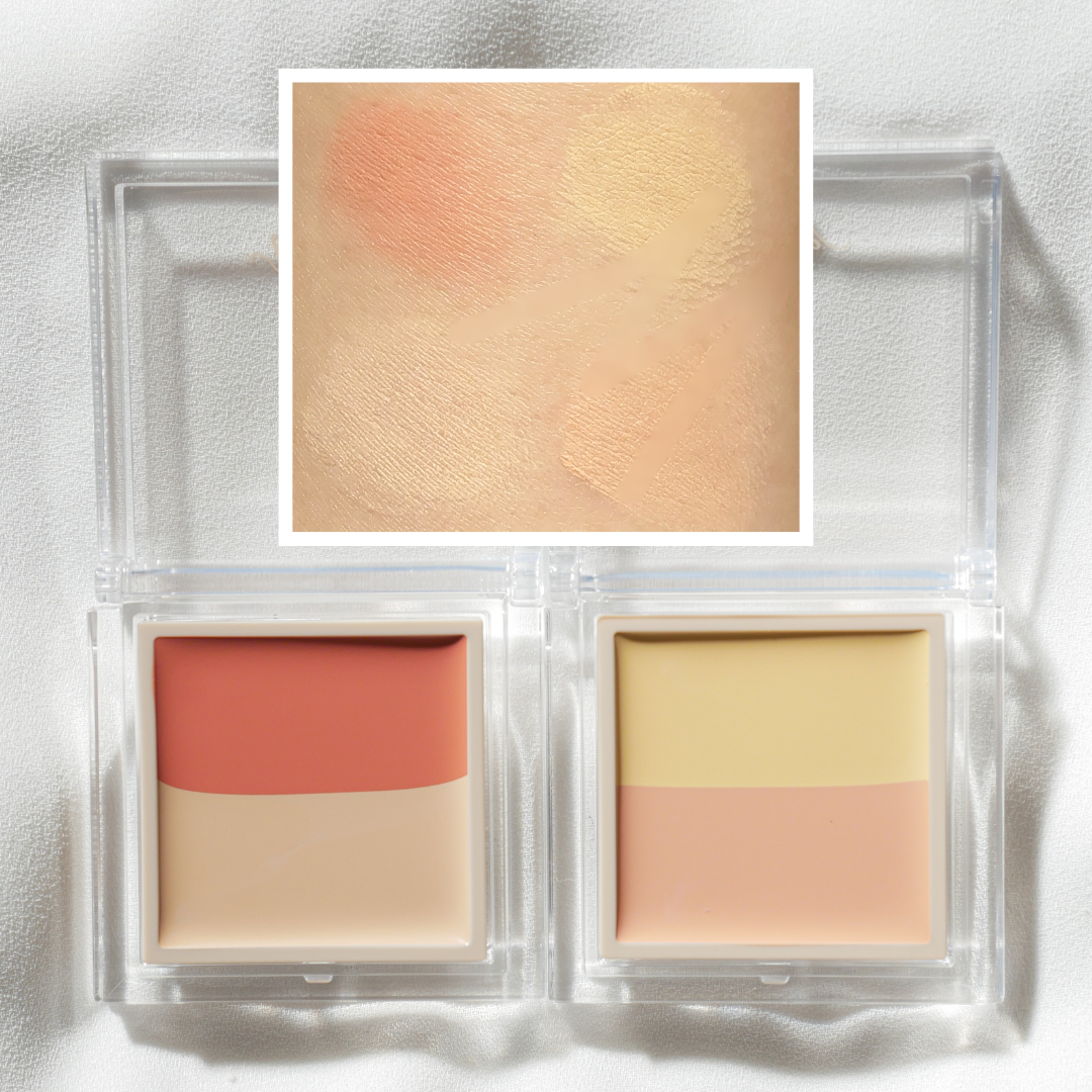 カラーデュオ トリック コンシーラー/Visée/パレットコンシーラーを使ったクチコミ(2枚目)