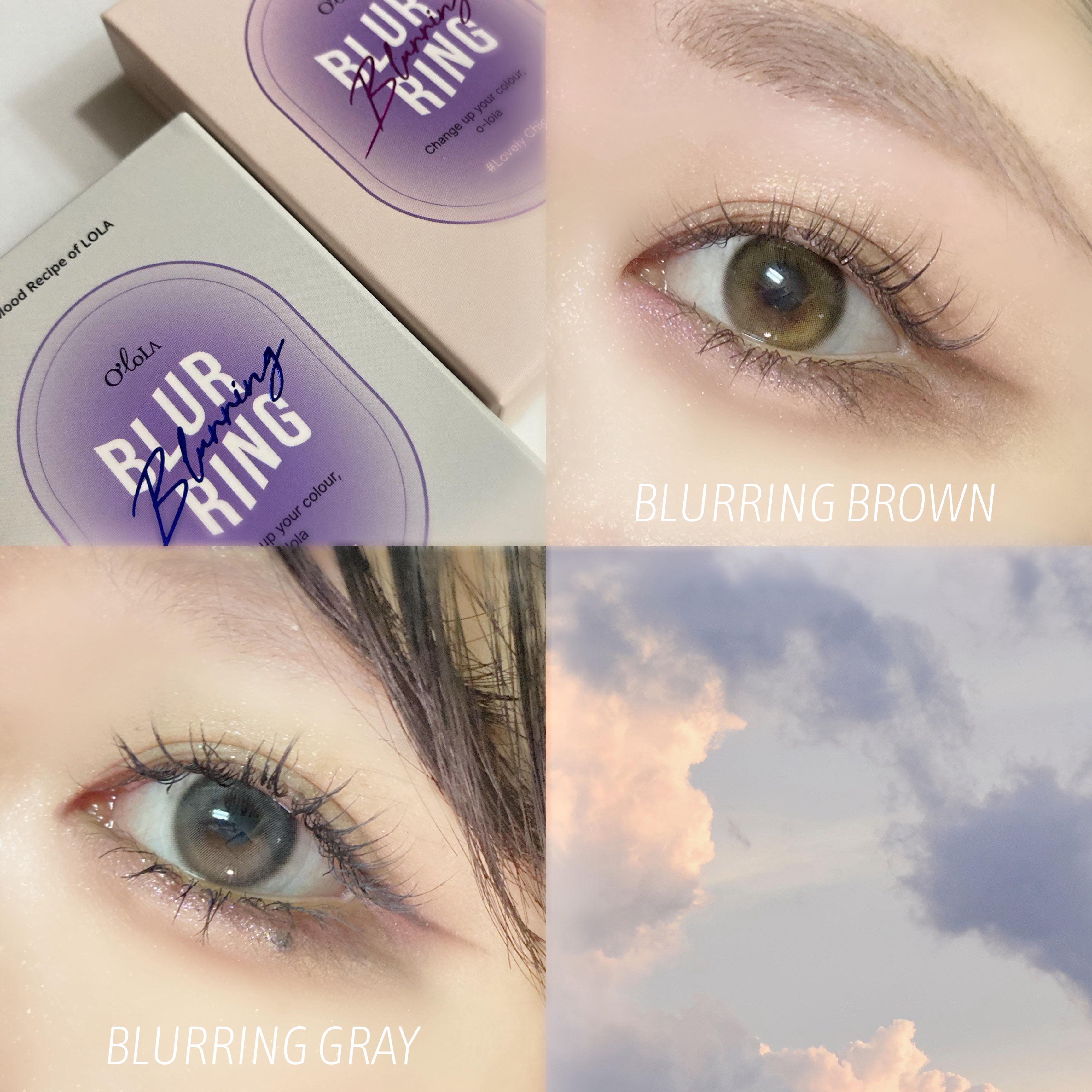 ブラーリング/OLOLA/カラーコンタクトレンズを使ったクチコミ（2枚目）