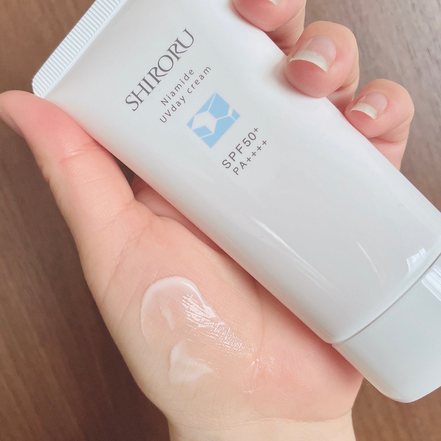 ナイアミドUVデイクリーム/SHIRORU/日焼け止めクリームを使ったクチコミ(1枚目)