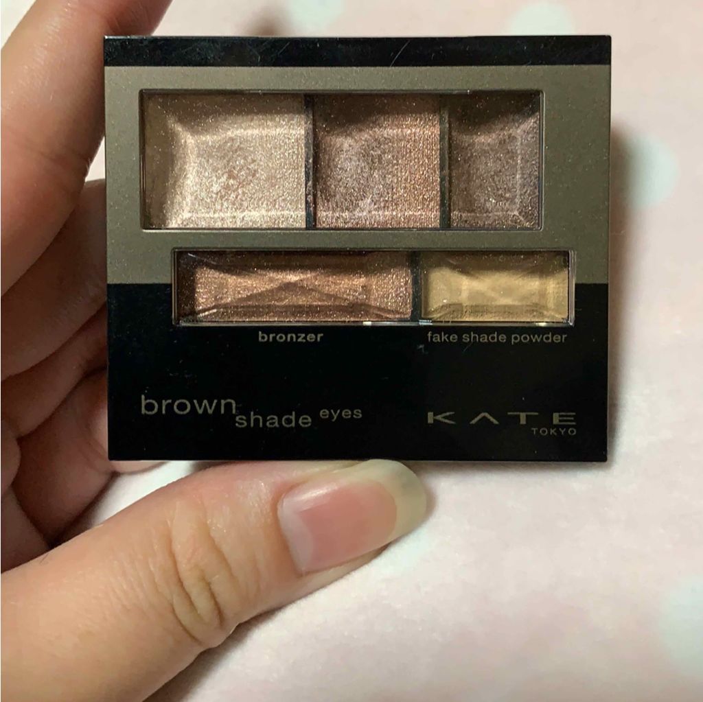 ブラウンシェードアイズN/KATE/アイシャドウパレットを使ったクチコミ（1枚目）