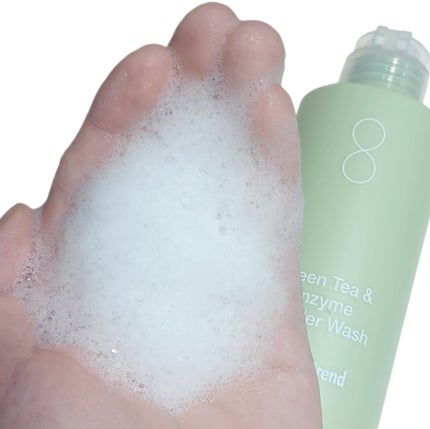 グリーンティー&エンザイムパウダーウォッシュ/By Wishtrend/洗顔パウダーを使ったクチコミ(4枚目)
