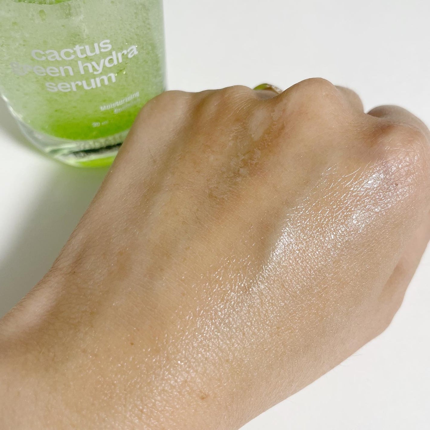 カクタスグリーンハイドラセラム/YADAH/美容液を使ったクチコミ(5枚目)