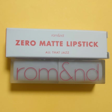 ゼロマットリップスティック/rom&nd/口紅を使ったクチコミ(1枚目)