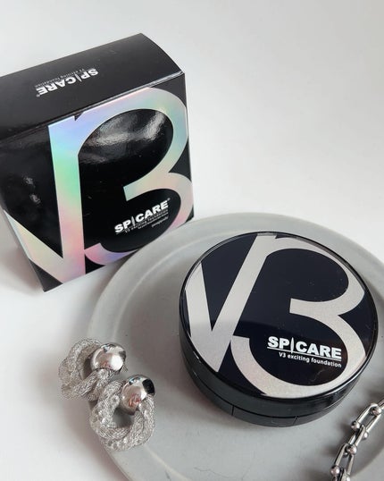 V3 エキサイティングファンデーション/SPICARE/クッションファンデーションを使ったクチコミ(6枚目)