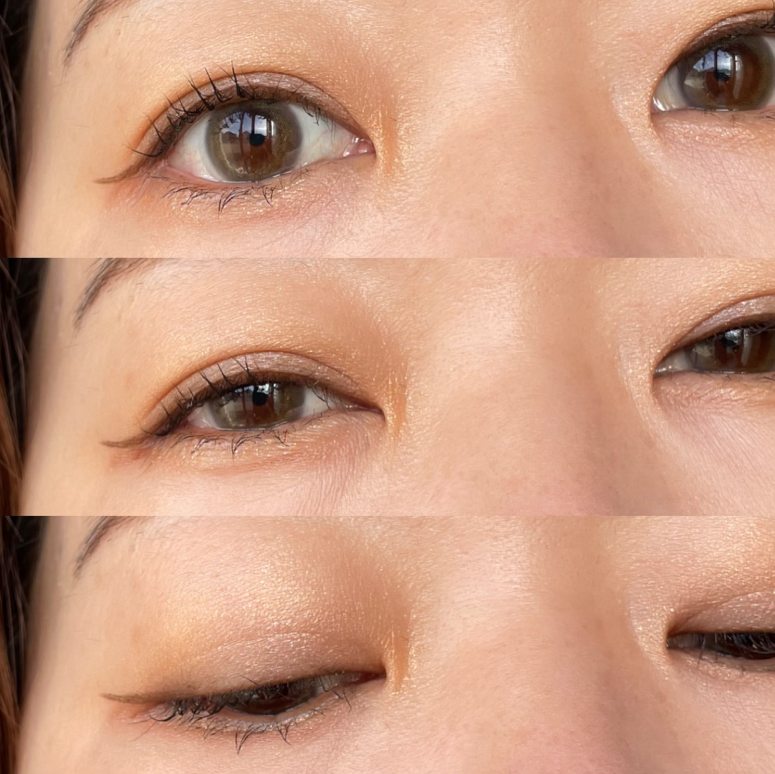 シュガー トゥインクル リキッド グリッター/PERIPERA/グリッターを使ったクチコミ（3枚目）