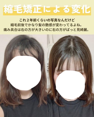 リーゼ 熱を味方にするオイルのクチコミ「\ 超絶癖毛のヘアケア方法 /
美容師さんに「強い薬じゃないと癖が伸びない」
と言われるほどジ.....」（3枚目）