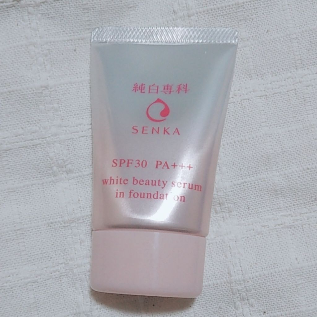 純白専科 すっぴん色づく美容液フォンデュ/SENKA(専科)/リキッドファンデーションを使ったクチコミ(1枚目)