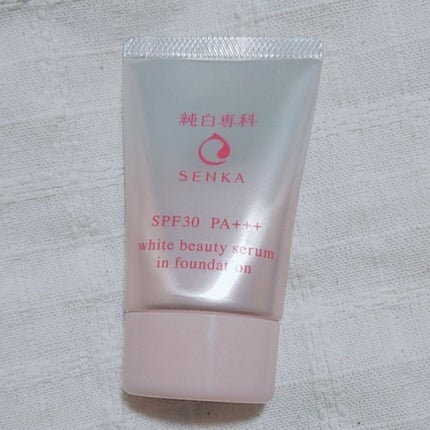 純白専科 すっぴん色づく美容液フォンデュ/SENKA(専科)/リキッドファンデーションを使ったクチコミ(1枚目)