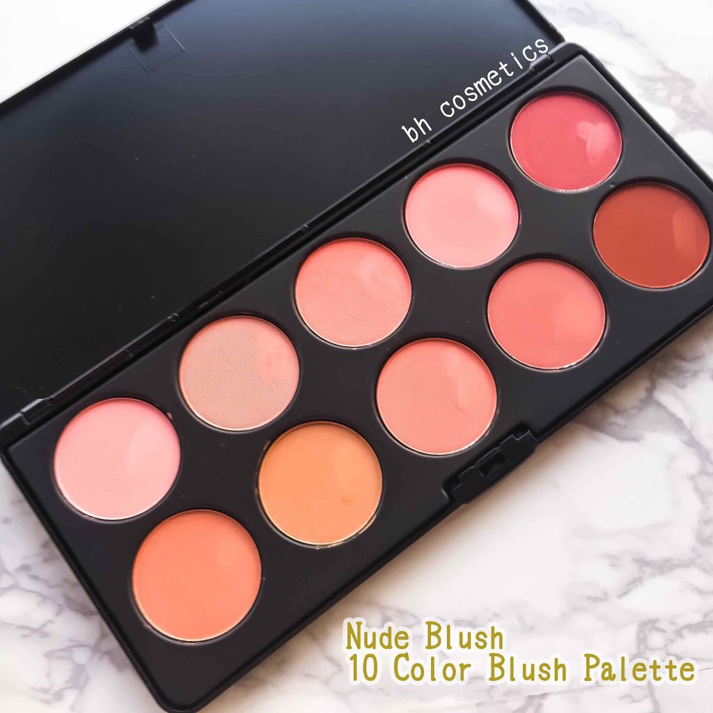 BH Cosmetics Professional Blush - 10 Color Blush Palette/bh cosmetics/パウダーチークを使ったクチコミ(1枚目)