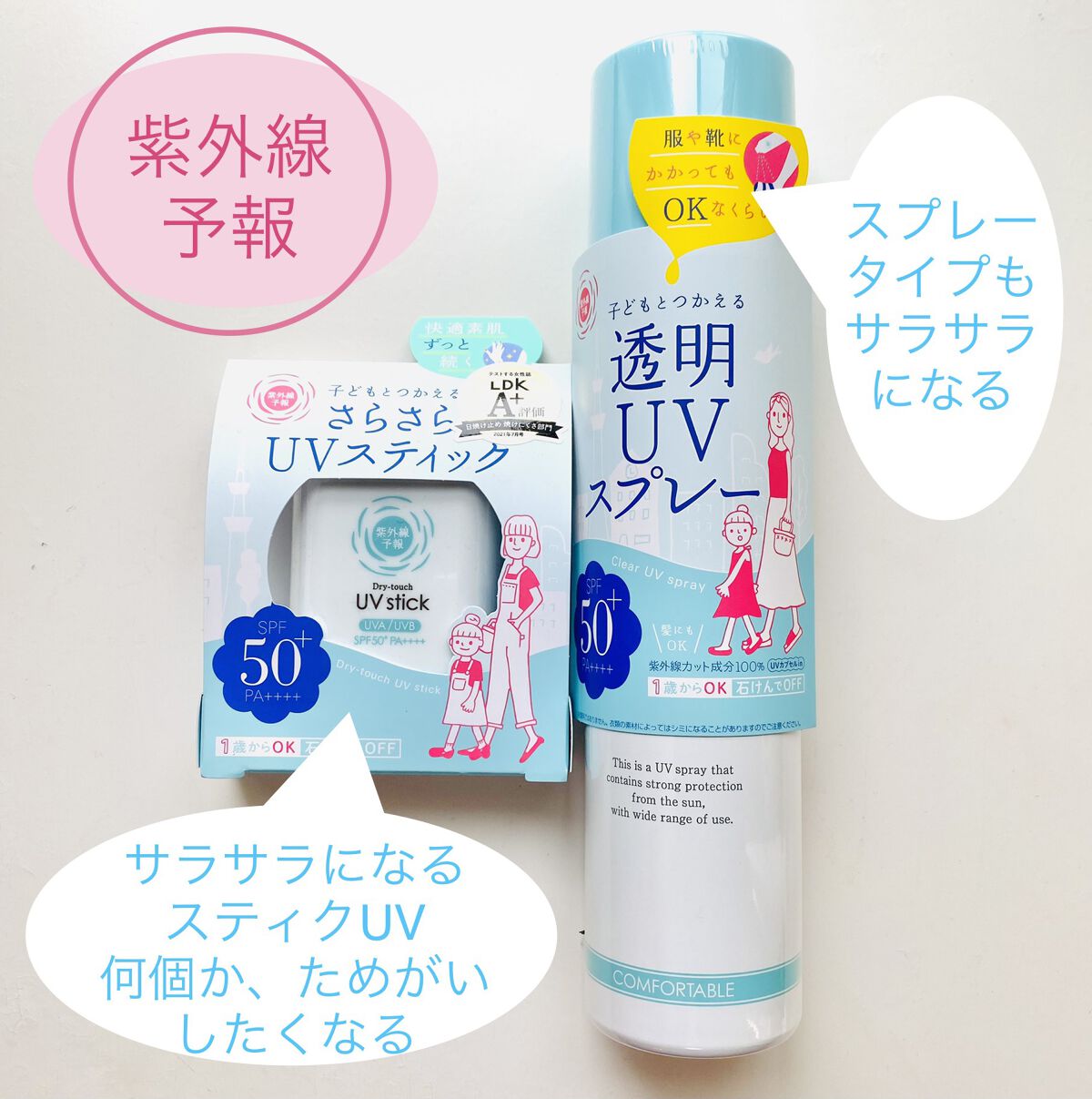 紫外線予報 透明UVスプレーF/紫外線予報/日焼け止めミスト・スプレーを使ったクチコミ（1枚目）