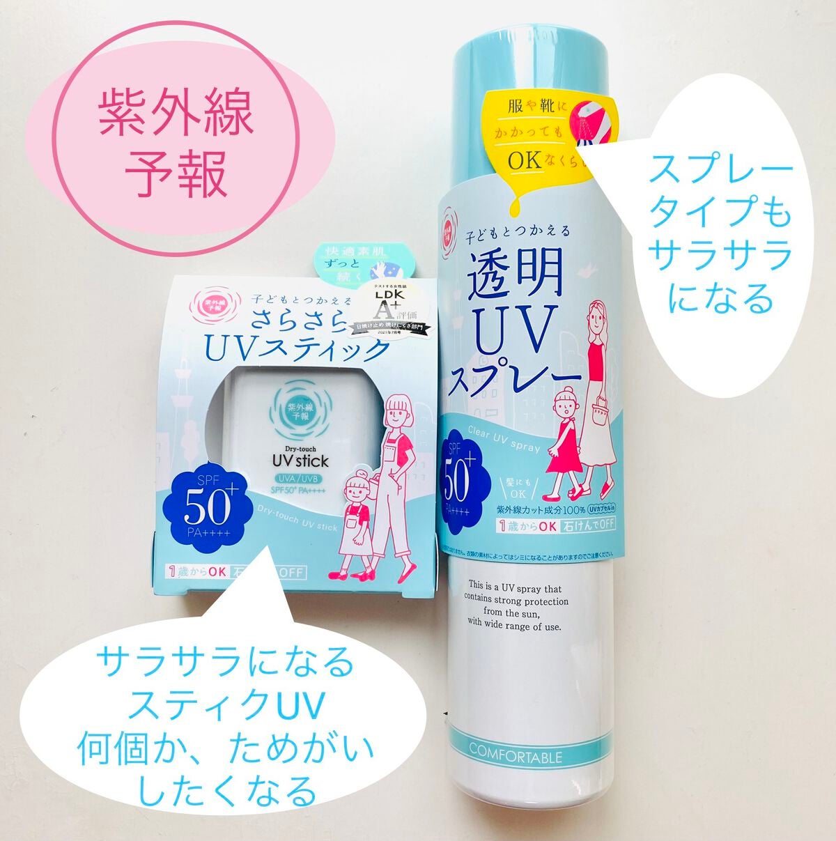 紫外線予報 透明UVスプレーF/紫外線予報/日焼け止めミスト・スプレーを使ったクチコミ(1枚目)