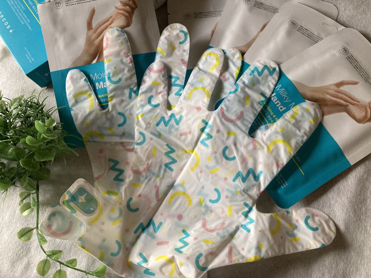 ミルキーモイスチャーハンドマスク/MADFORCOS/ハンドクリームを使ったクチコミ（2枚目）