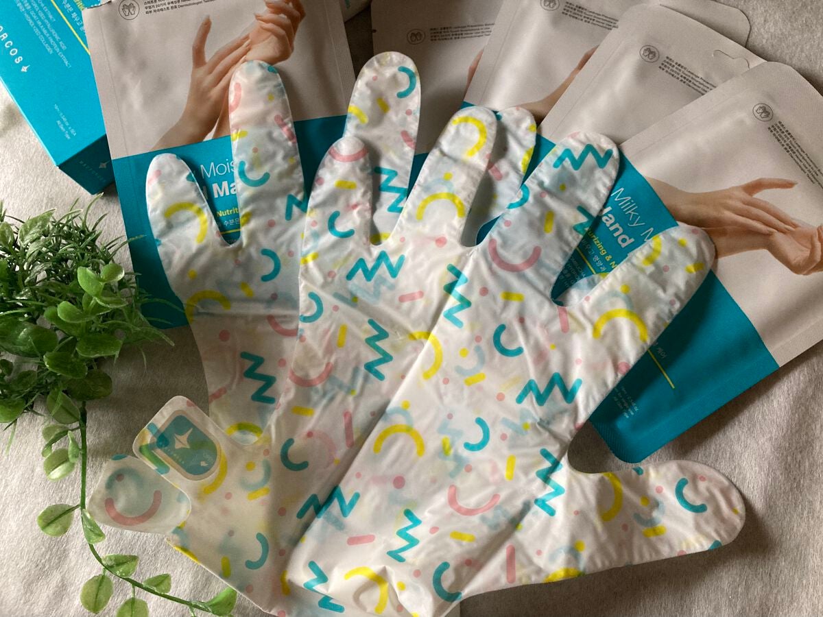 ミルキーモイスチャーハンドマスク/MADFORCOS/ハンドクリームを使ったクチコミ(2枚目)