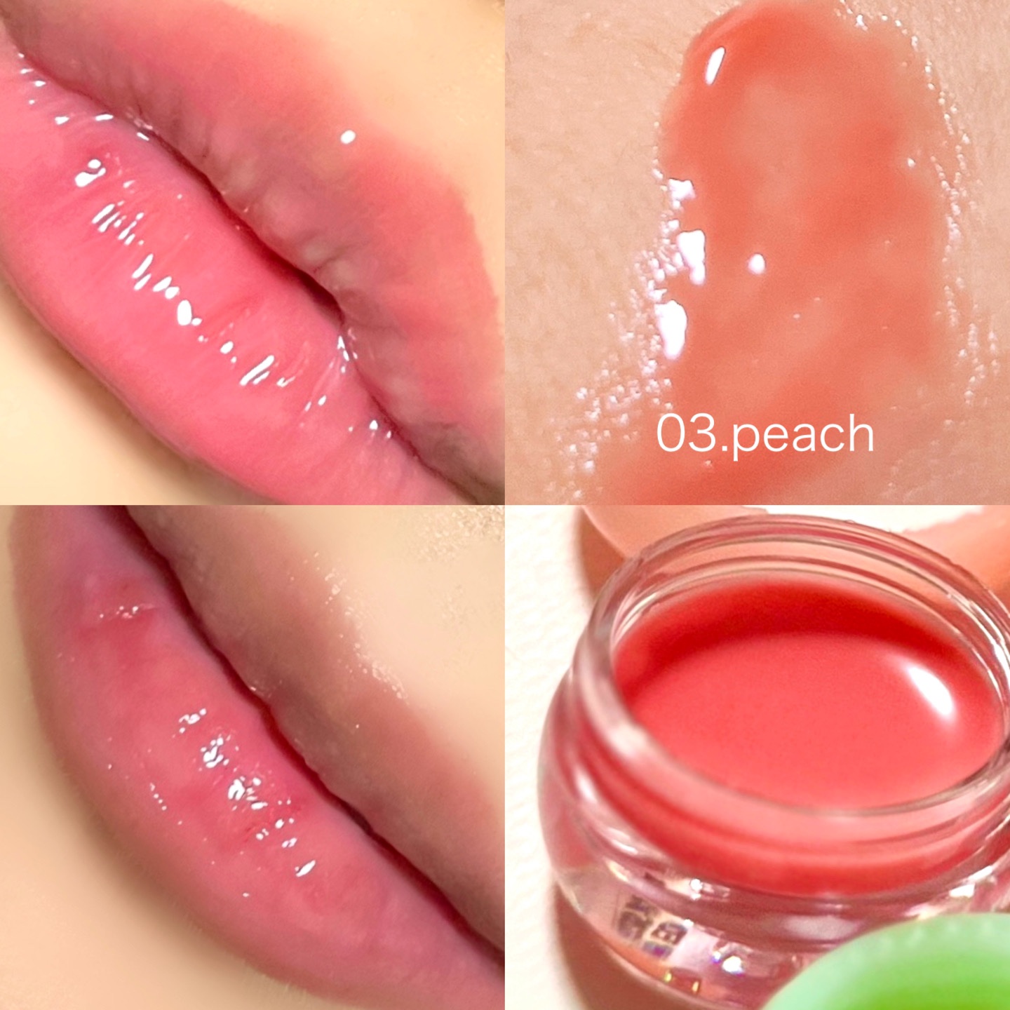 ティントリージャム 03.ピーチ/Colorgram/リップティントを使ったクチコミ（3枚目）