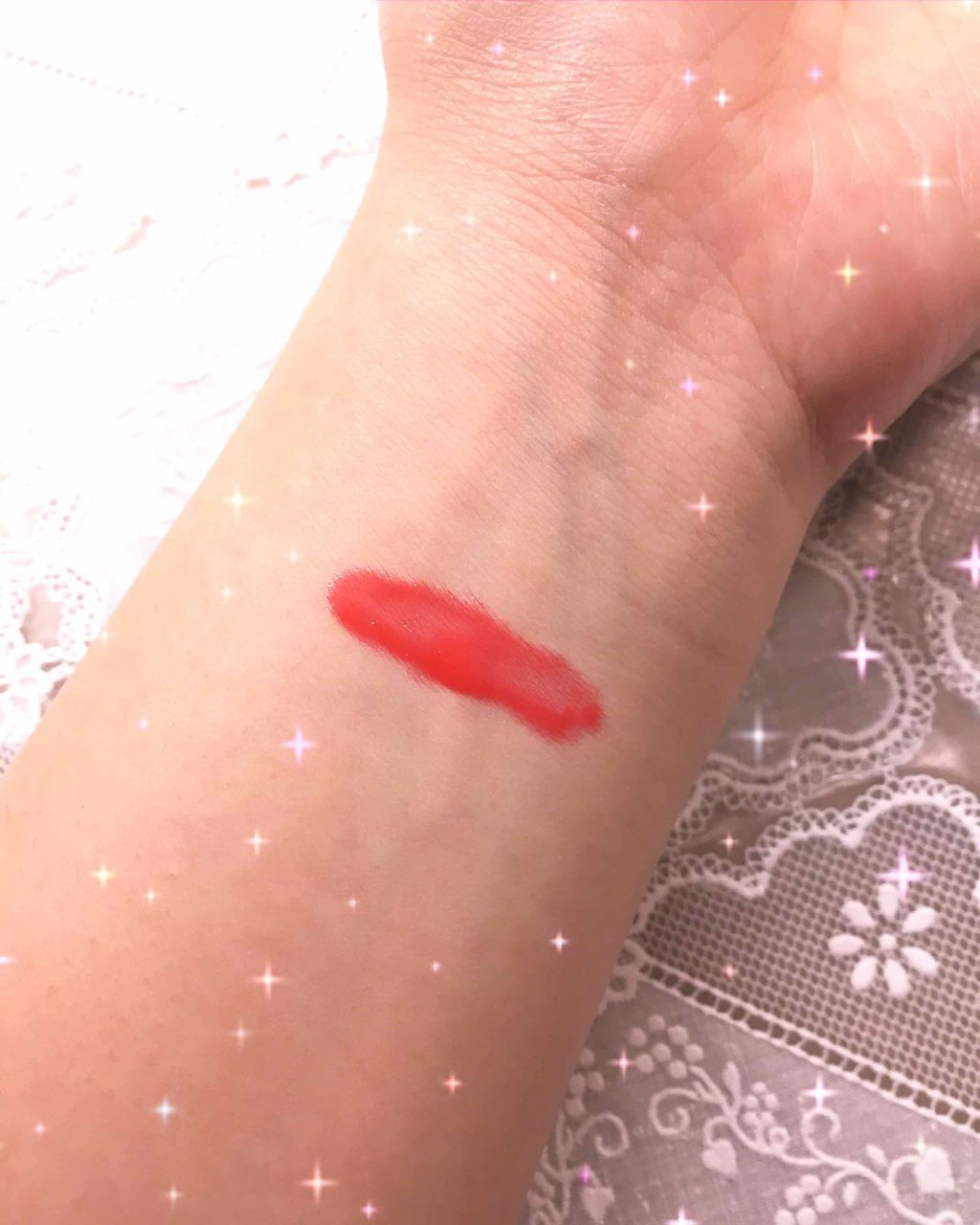 ディアダーリン ウォータージェルティント （アイスティント）/ETUDE/口紅を使ったクチコミ（2枚目）