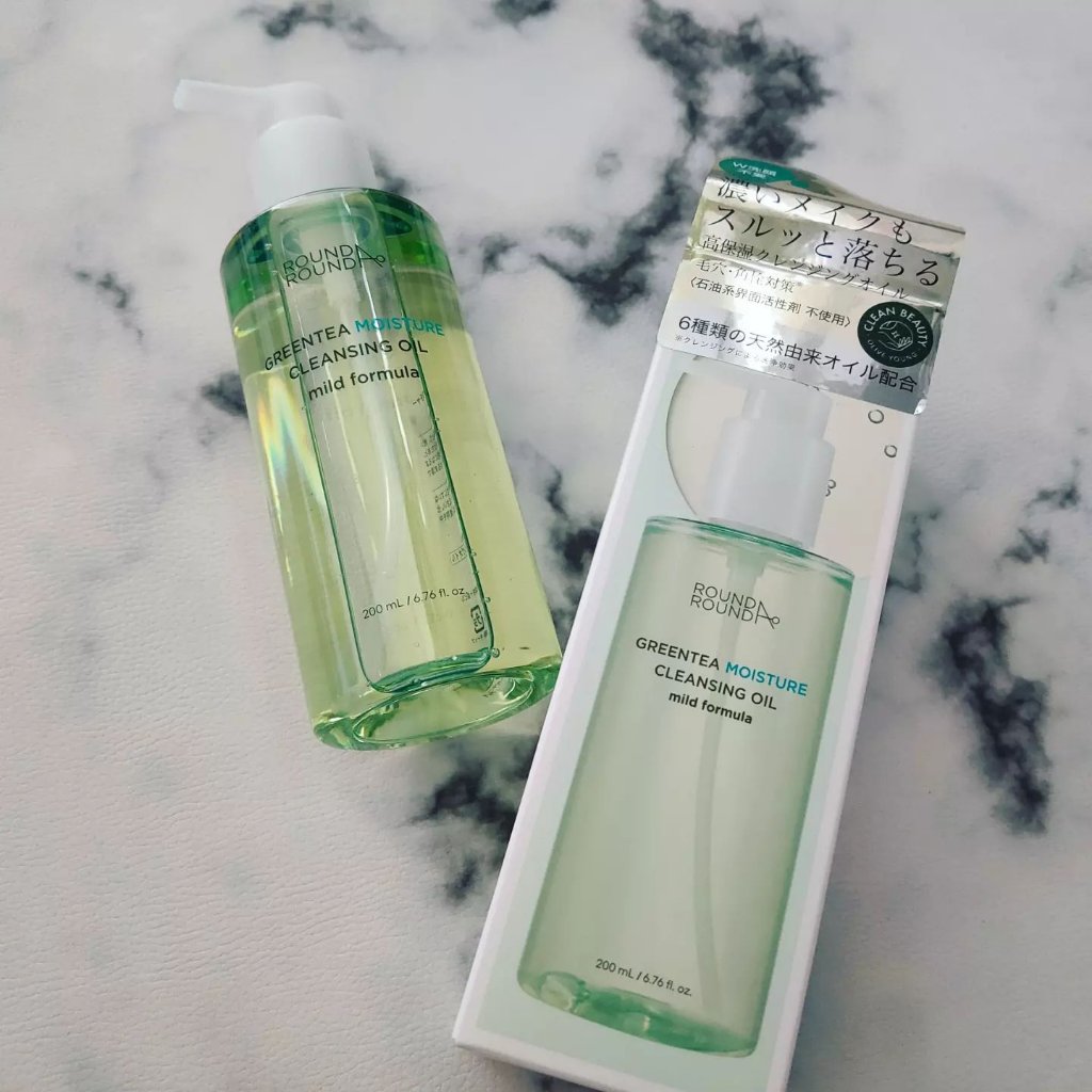 グリーンティーモイスチャークレンジングオイル/ラウンドアラウンド/オイルクレンジングを使ったクチコミ（1枚目）