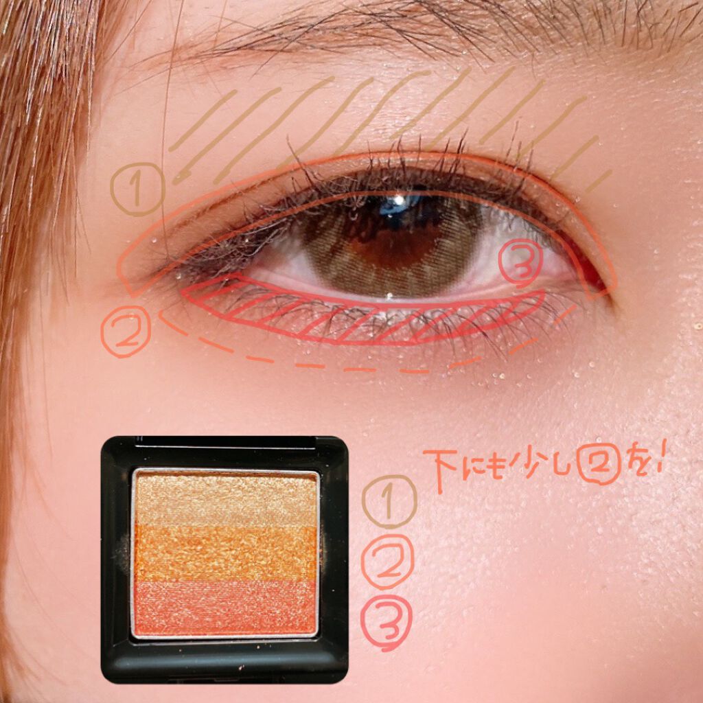 トリプルシャドウ No.19/MISSHA/アイシャドウパレットを使ったクチコミ（2枚目）