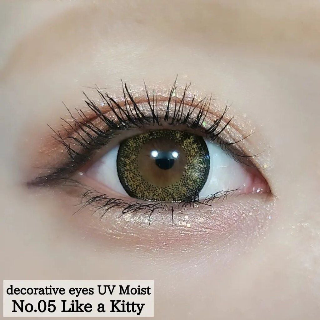 デコラティブアイズ UVモイスト/Decorative Eyes/カラーコンタクトレンズを使ったクチコミ(1枚目)