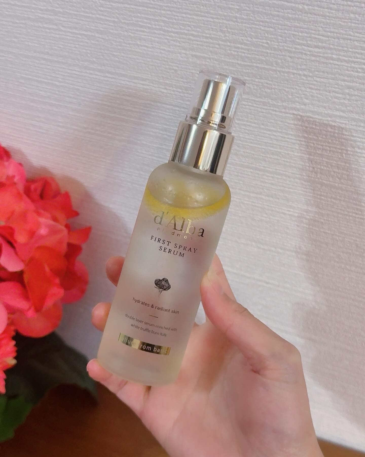 ダルバ ホワイトトリュフファーストスプレーセラム/ダルバ/ミスト状化粧水を使ったクチコミ（3枚目）
