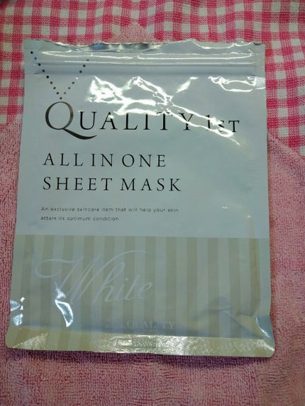 オールインワンシートマスク ホワイトEX/クオリティファースト/シートマスク・パックを使ったクチコミ(1枚目)