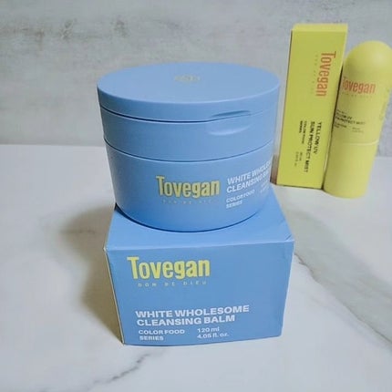 カラーフードシリーズホワイトホールサムクレンジングバーム/Tovegan/クレンジングバームを使ったクチコミ(4枚目)