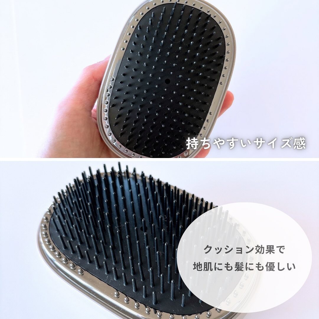 スタイリッシュ ベースアップブラシ（MHB-3070） アッシュグレー/mod's hair/ヘアブラシを使ったクチコミ（2枚目）