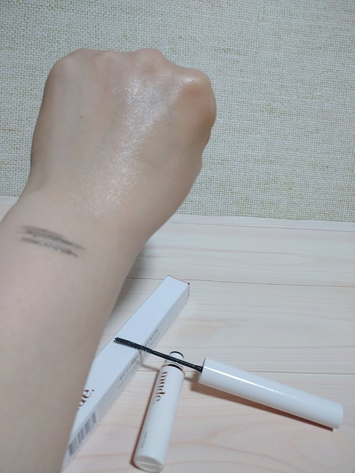 インスパイアマルチフィクサーマスカラ/mude./マスカラ下地を使ったクチコミ（2枚目）