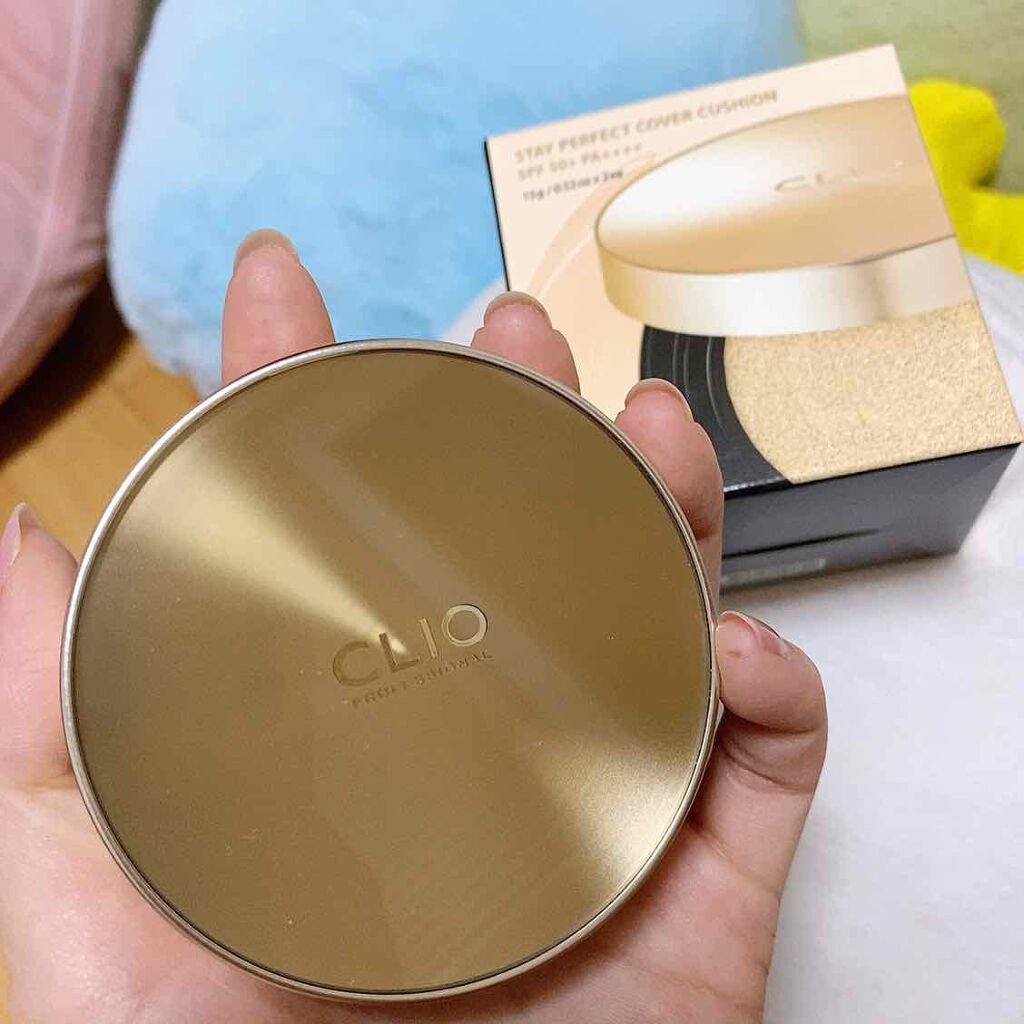 STAY PERFECT COVER CUSHION/CLIO/クッションファンデーションを使ったクチコミ（1枚目）
