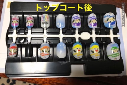 ウィンマックス スーパーグロッシートップコート/DAISO/ネイルトップコートを使ったクチコミ(5枚目)