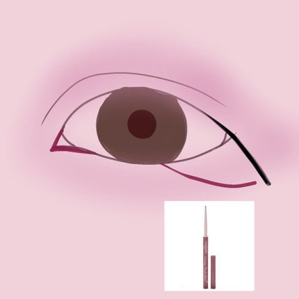 「密着アイライナー」しなやか筆リキッド/デジャヴュ/リキッドアイライナーを使ったクチコミ(5枚目)