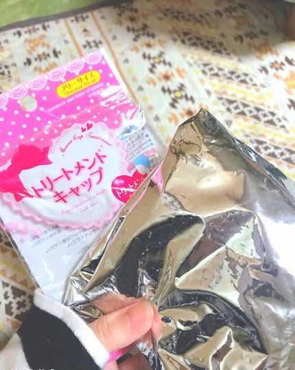 トリートメントキャップ/DAISO/ヘアケアグッズを使ったクチコミ(2枚目)