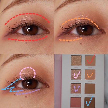 シャドウパレット/dasique/アイシャドウパレットを使ったクチコミ(2枚目)