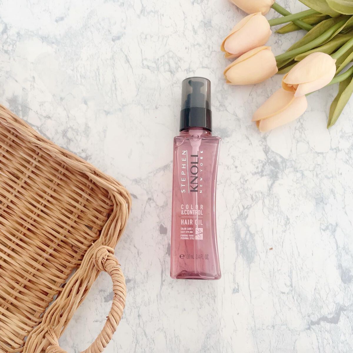 カラーコントロール ヘアオイル Ｗ/スティーブンノル ニューヨーク/ヘアオイルを使ったクチコミ（1枚目）