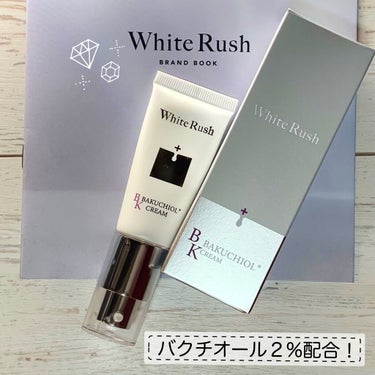 次世代レチノール"バクチオール"のクリームです

White Rush ホワイトラッシュ
バクシア モイスチャー アップクリーム
20g 税込3,080円　(MADE IN JAPAN)

✔️フェイス