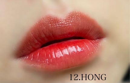 ハートクラッシュジェリーベルベットティント/HOLIKA HOLIKA/リップティントを使ったクチコミ(2枚目)