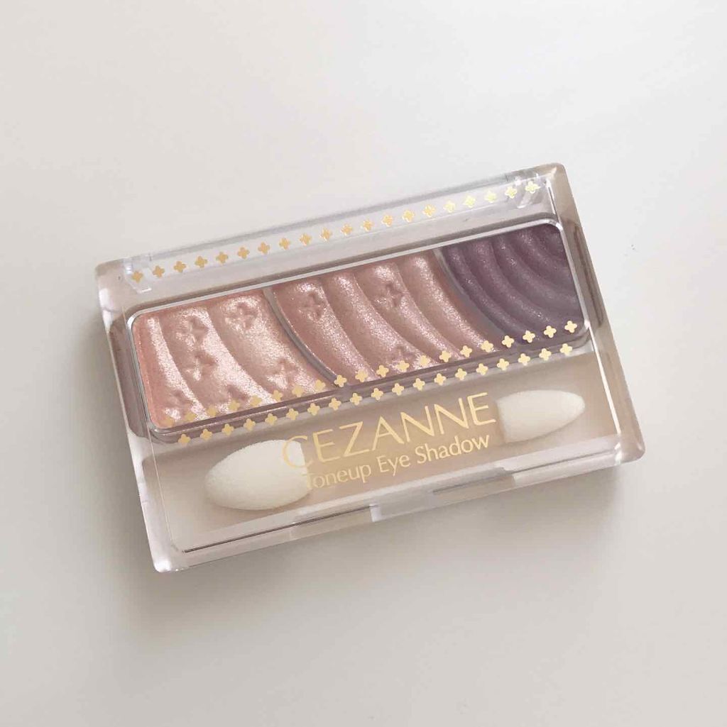 トーンアップアイシャドウ/CEZANNE/アイシャドウパレットを使ったクチコミ(1枚目)